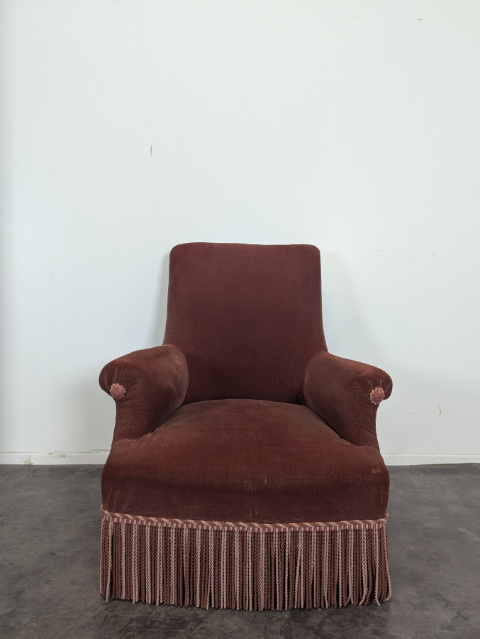 Fauteuil Crapaud époque Napoléon III