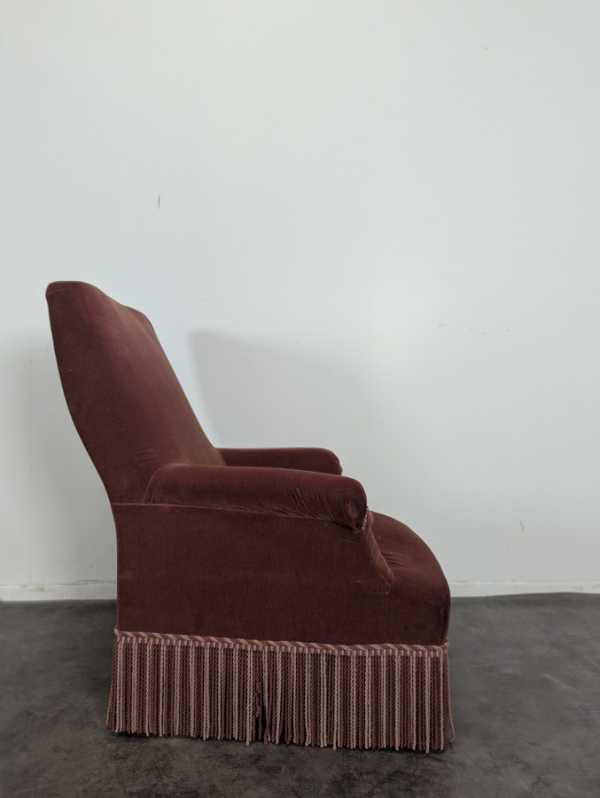 Fauteuil Crapaud époque Napoléon III