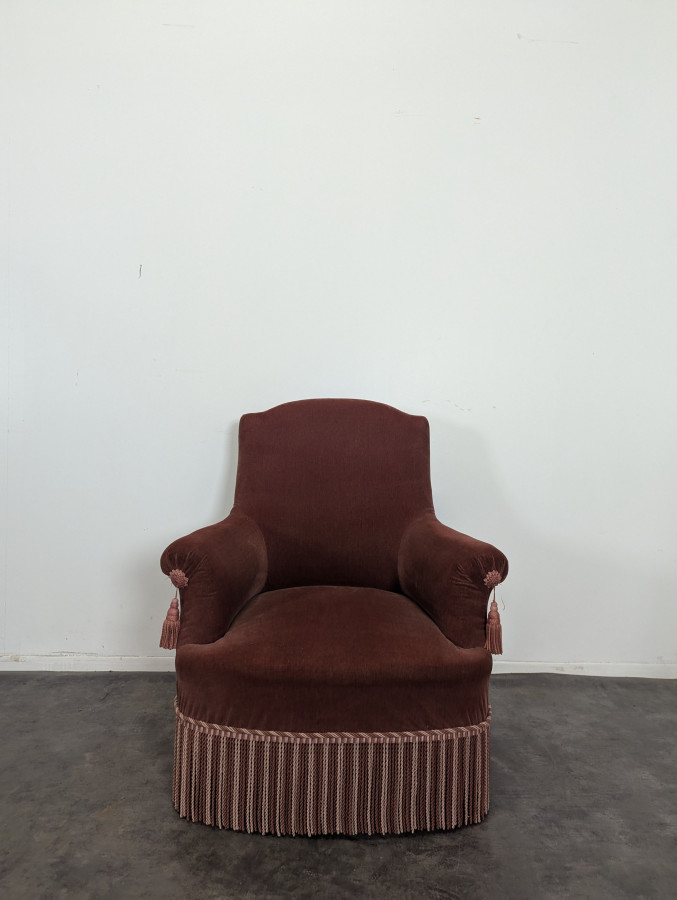 Fauteuil Crapaud époque Napoléon III