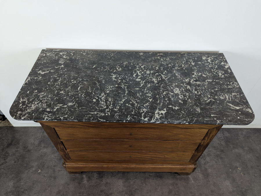 Commode d'époque Louis Philippe en Acajou Patiné