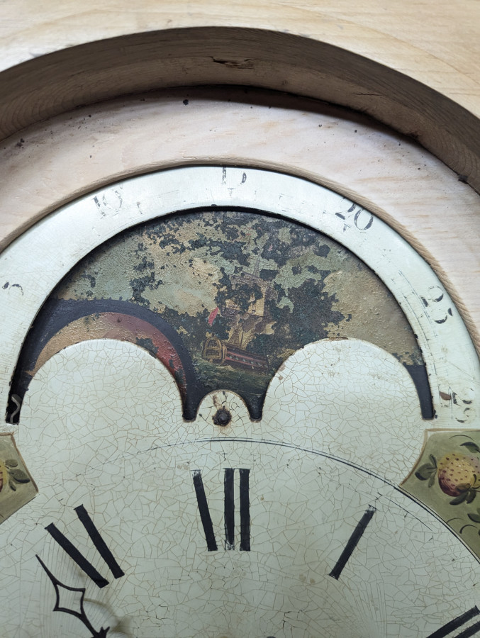 Horloge Anglaise façade de Fred Scott Dundee mouvement Walker & Hughes