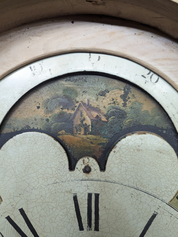 Horloge Anglaise façade de Fred Scott Dundee mouvement Walker & Hughes