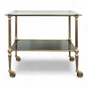 Desserte ou table roulante de style Louis XVI