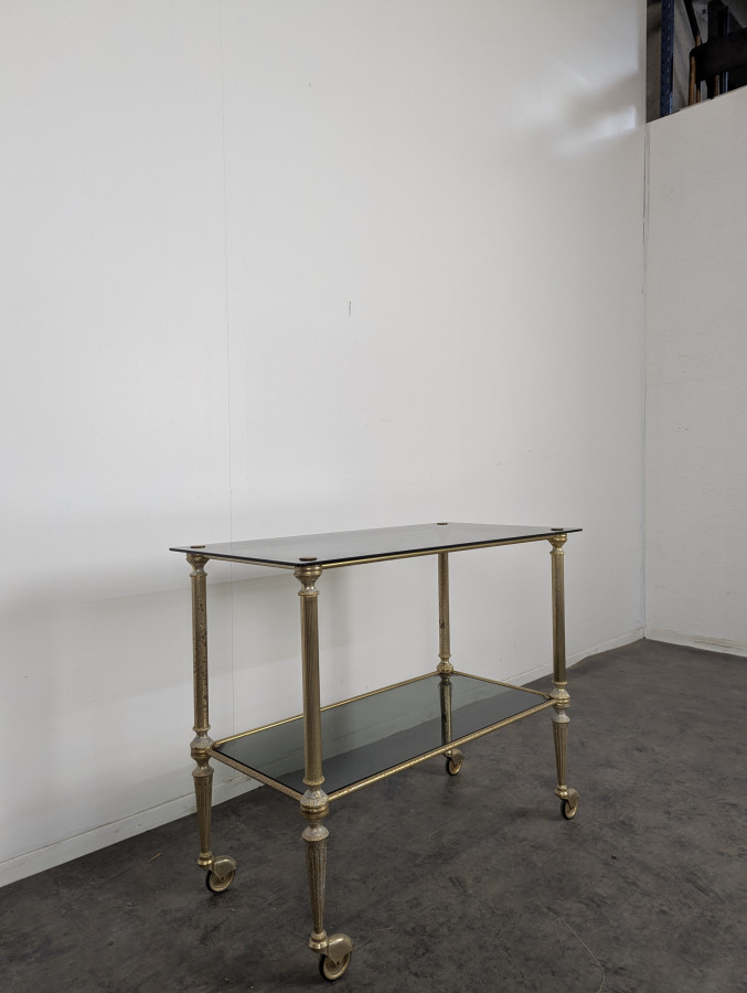 Desserte ou table roulante de style Louis XVI