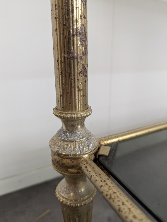 Desserte ou table roulante de style Louis XVI