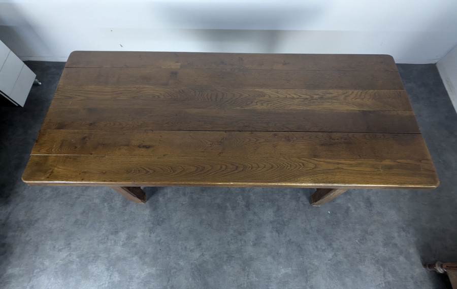 Table de ferme en chêne massif