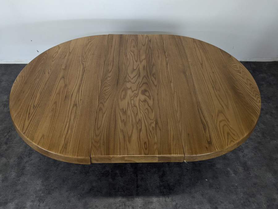 Table ronde en orme massif Seltz