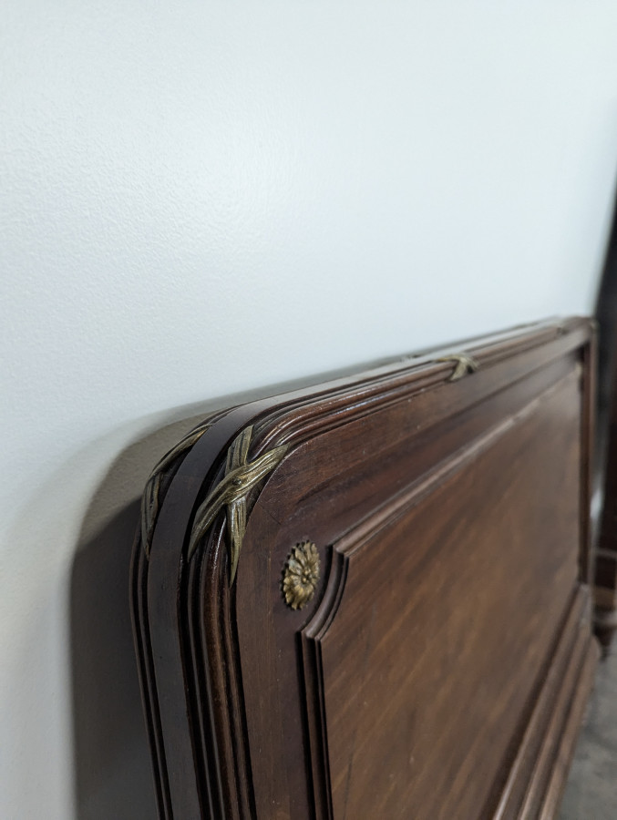 Paire de lit de style Louis XVI en Acajou fabrication Faubourg St Antoine