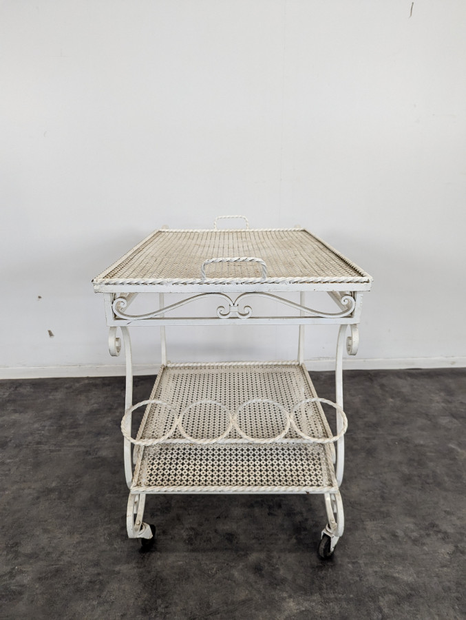 Desserte ou Table Roulante en fer forgé