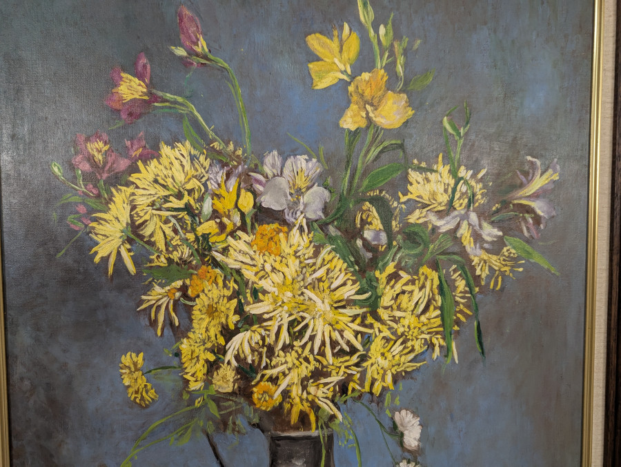 Tableau par Gisèle Rouquette Bouquet de Fleurs