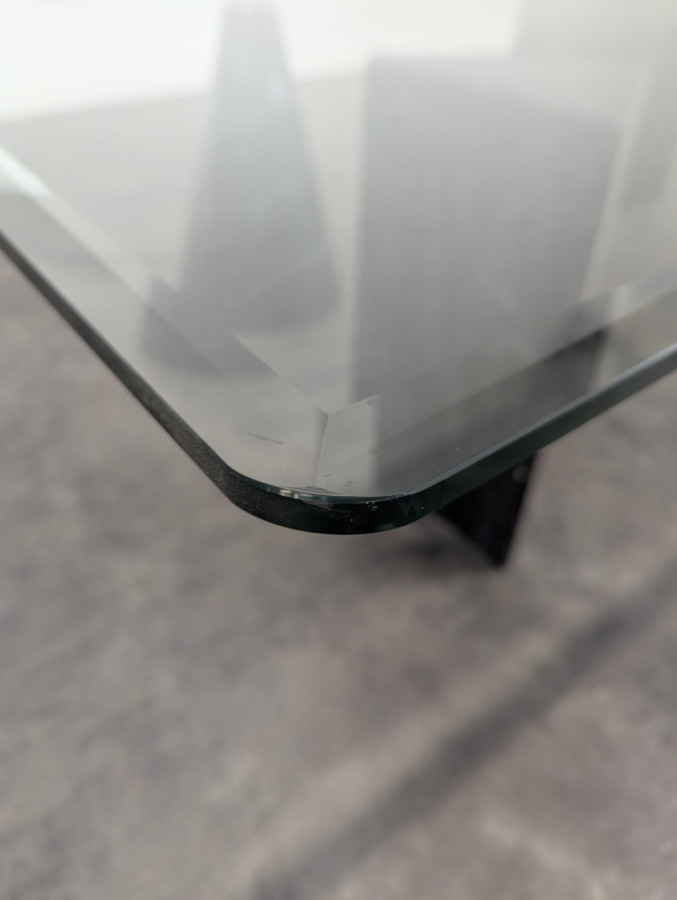 Table basse en marbre formes géométriques