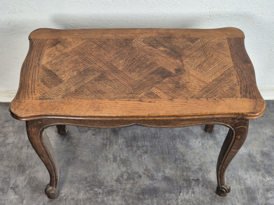 Table basse néo rustique en chêne