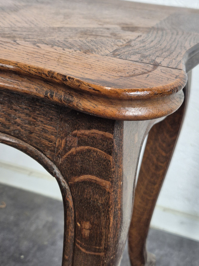 Table basse néo rustique en chêne