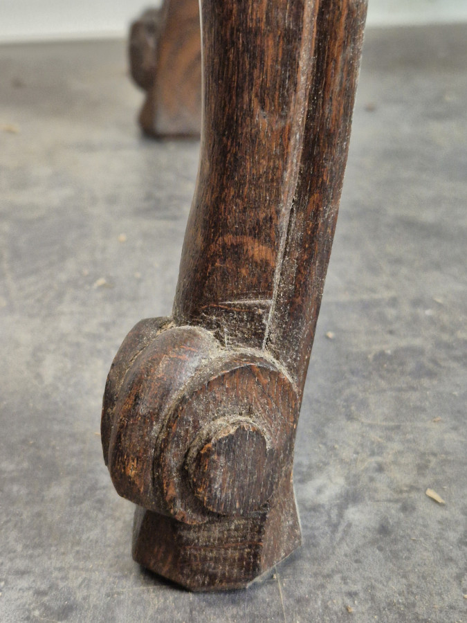 Table basse néo rustique en chêne