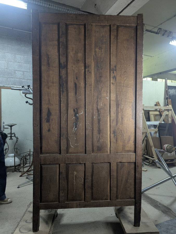 Armoire commode fécampoise en Acajou moucheté