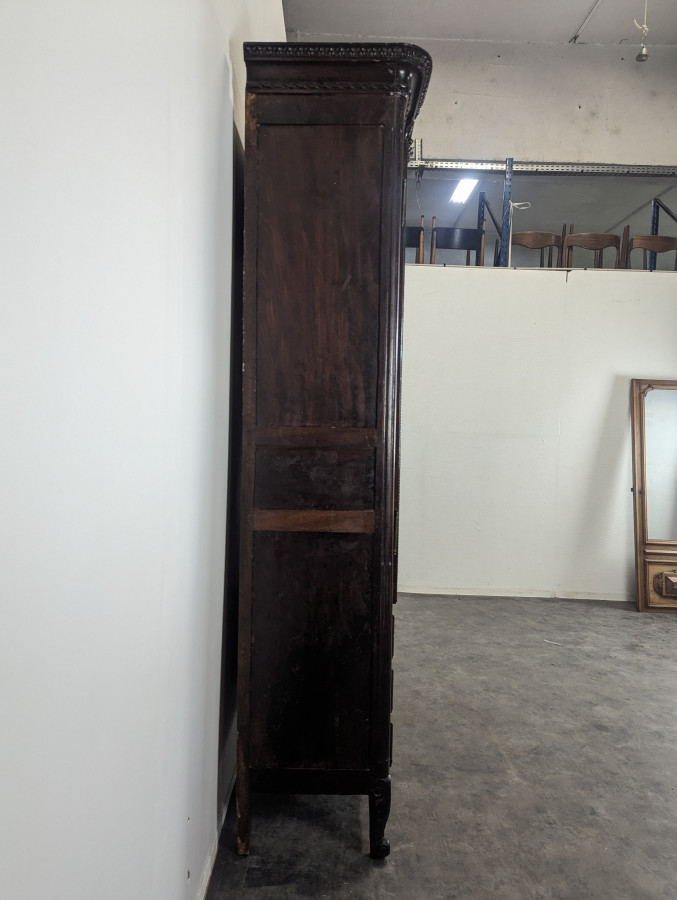 Armoire commode fécampoise en Acajou moucheté