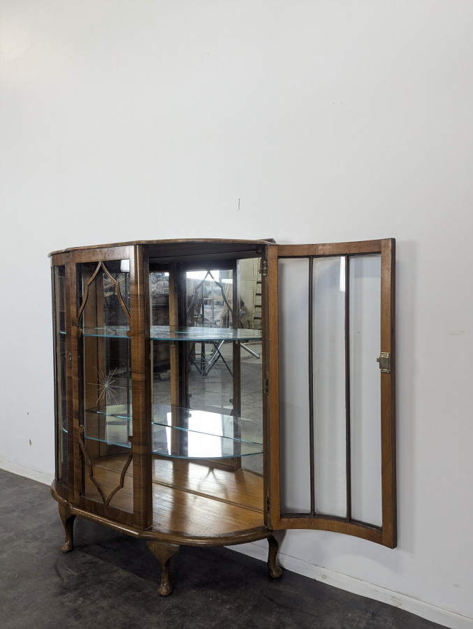 Vitrine anglaise en Acajou