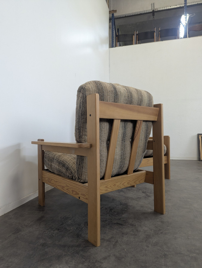 Paire de fauteuils scandinave des années 70
