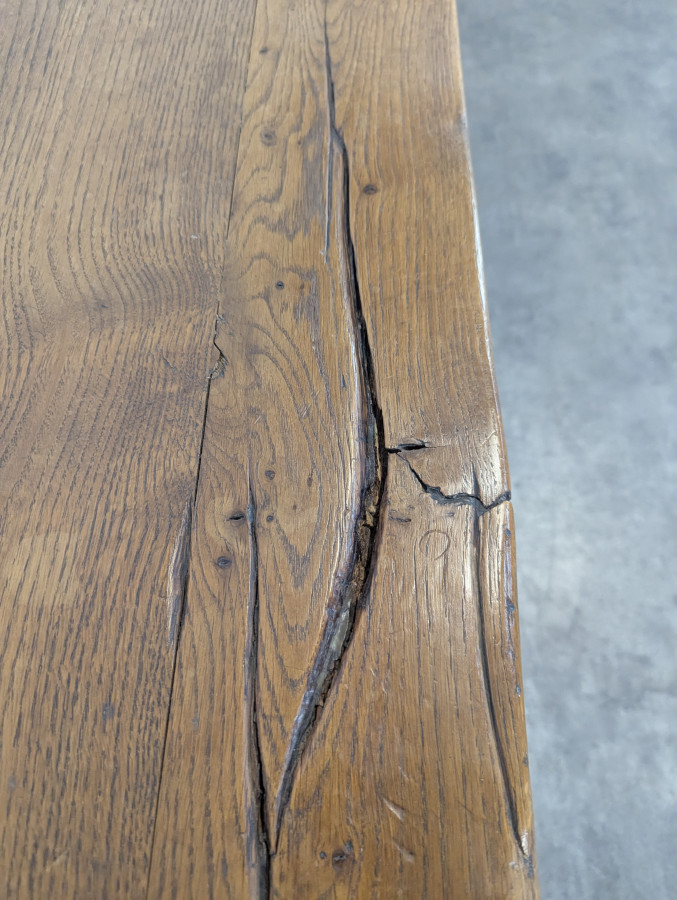 Banc rustique en chêne