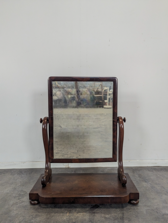 Miroir de table en Acajou époque XIX ème
