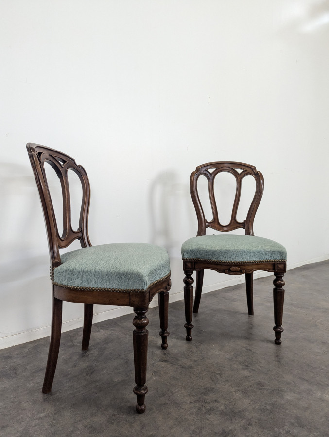 Paire de chaises époque XIX ème