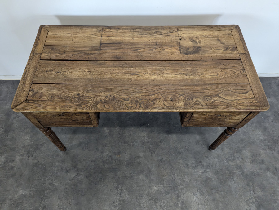 Bureau en orme époque XIX ème