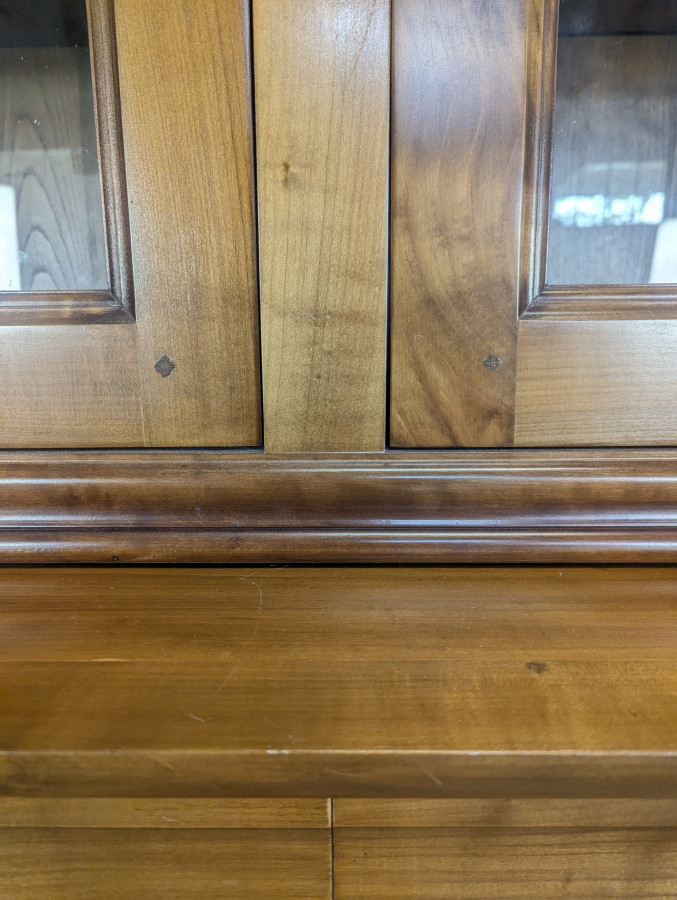 Bibliothèque de style Louis Philippe en Merisier