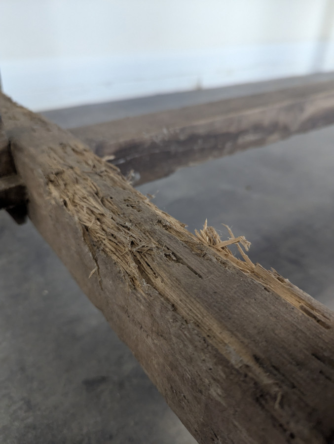 Table de ferme en chêne massif