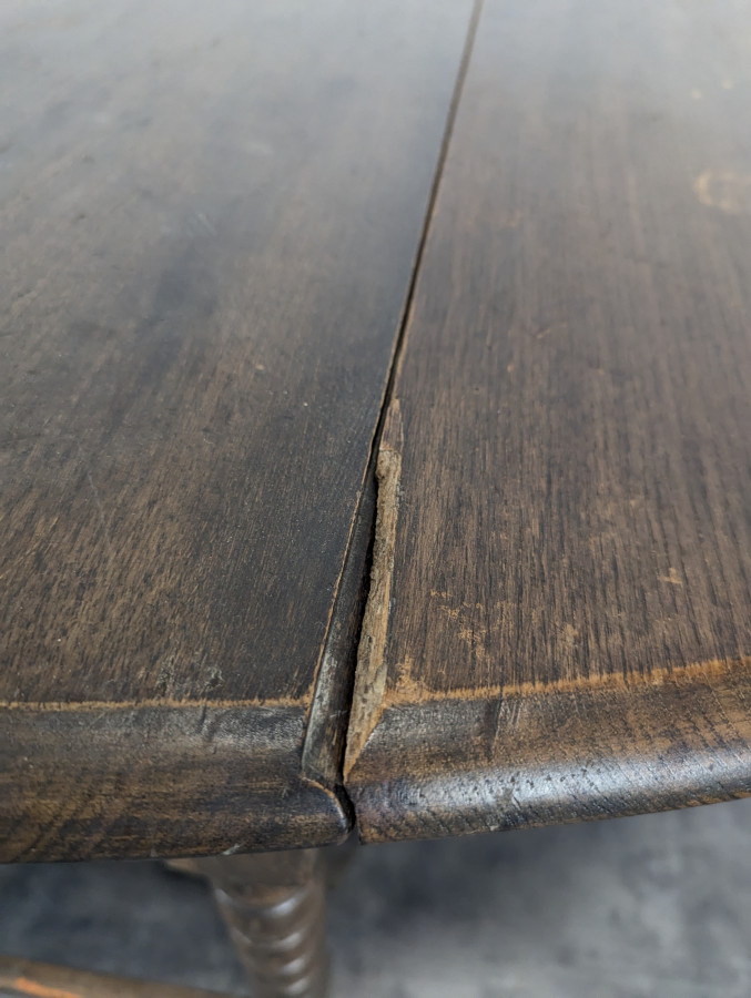 Table Gateleg à bobines