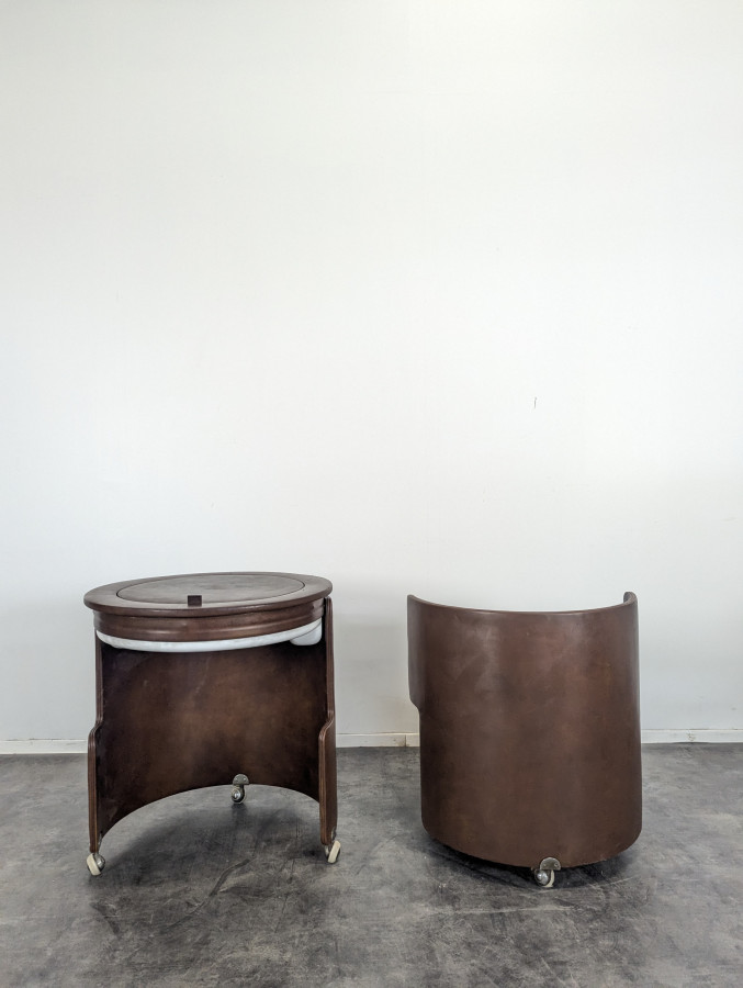 Coiffeuse de Luigi Massoni pour Poltrona Frau