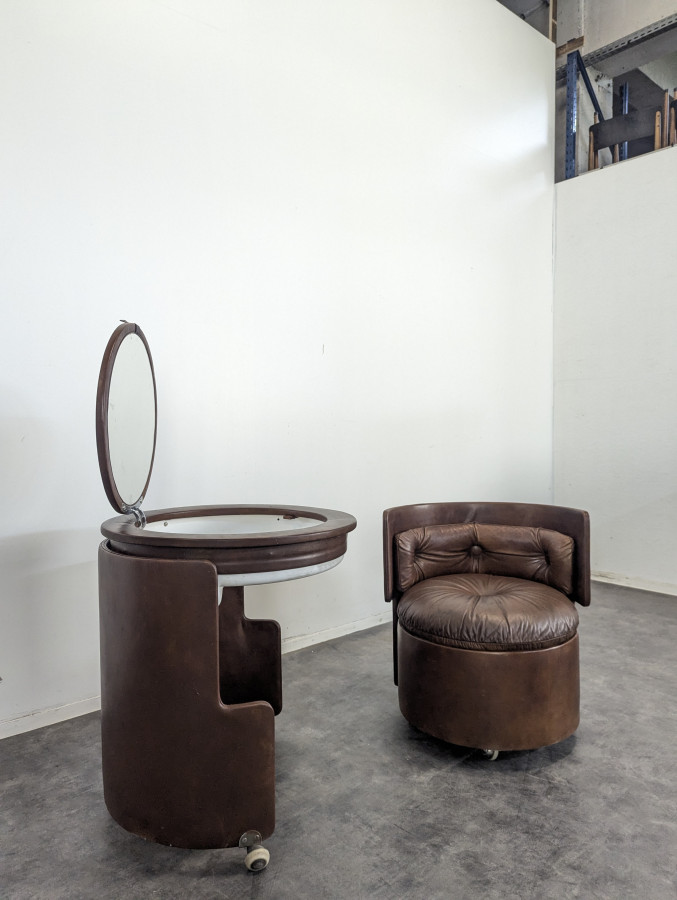 Coiffeuse de Luigi Massoni pour Poltrona Frau