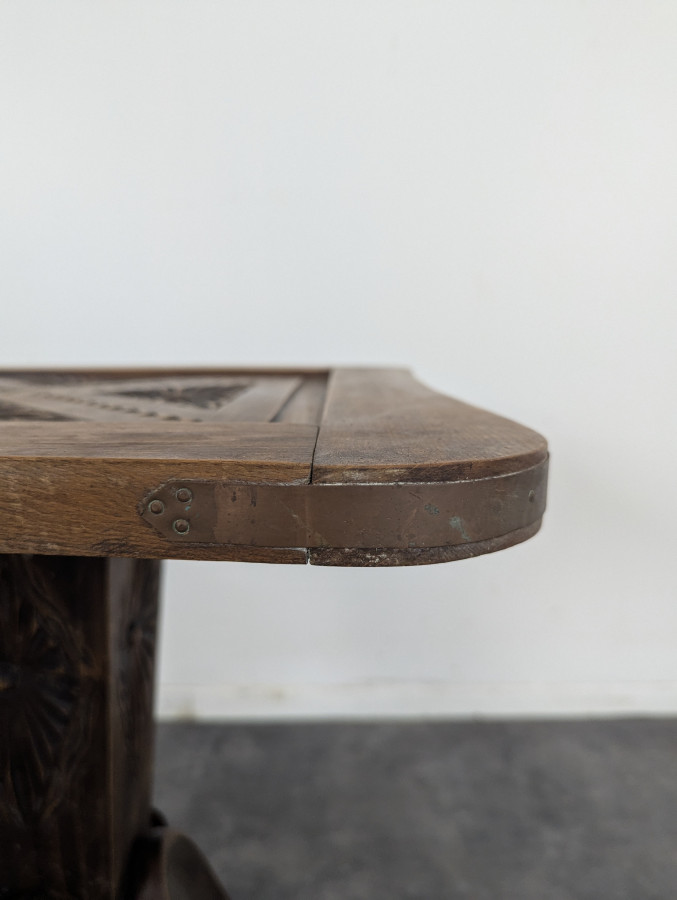 Guéridon ou table basse brutaliste DLG Savina