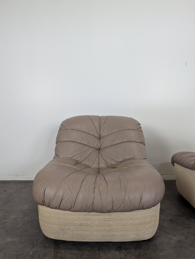 Paire de fauteuil années 80