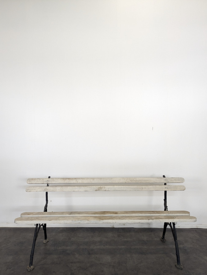 Banc de jardin en fonte