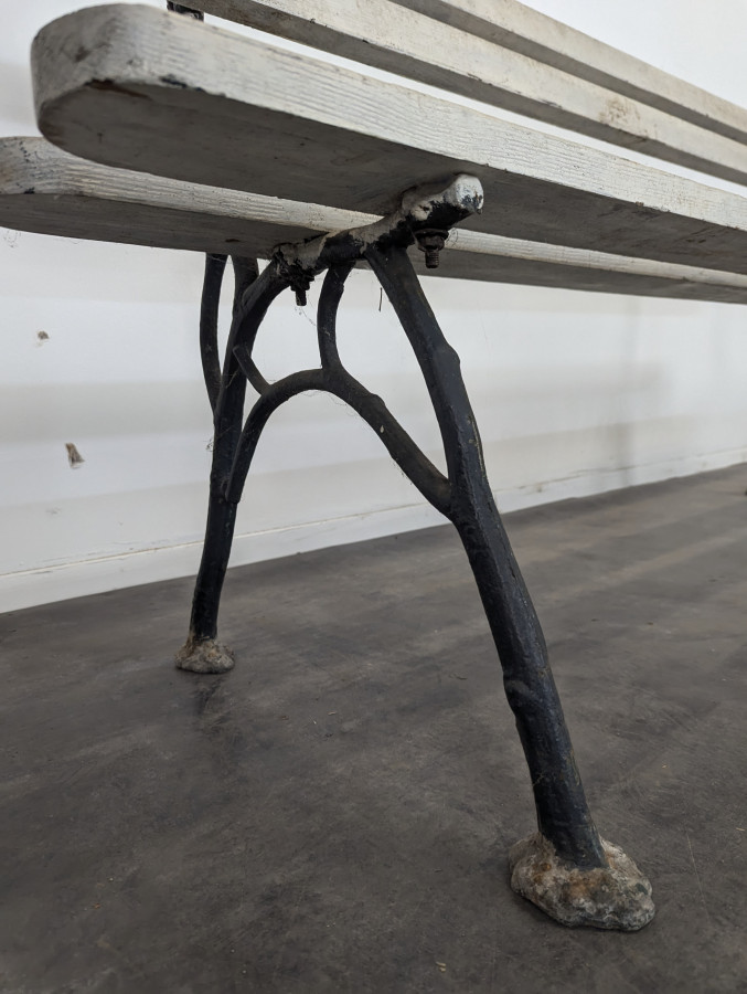 Banc de jardin en fonte