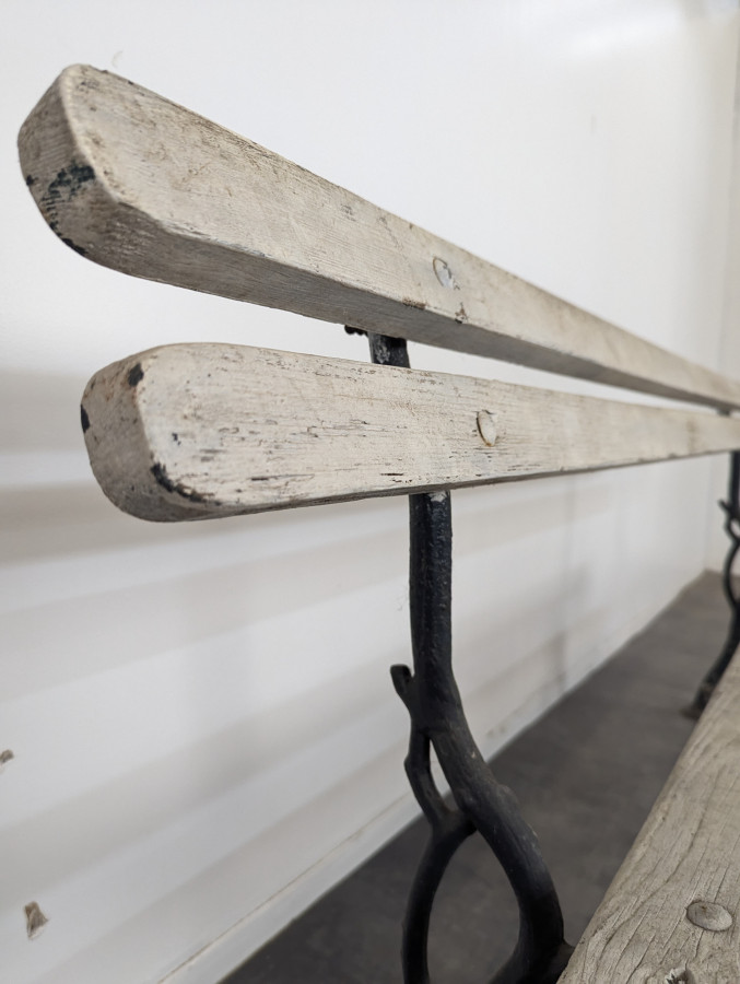 Banc de jardin en fonte