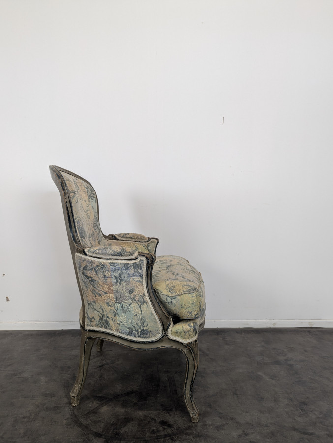 Paire de fauteuil cabriolet époque Louis XV