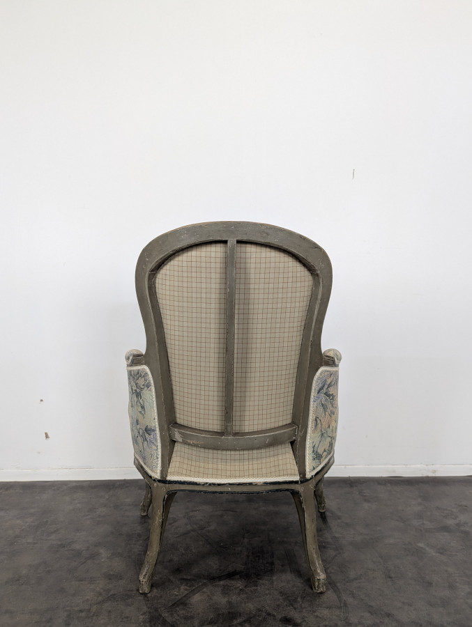 Paire de fauteuil cabriolet époque Louis XV