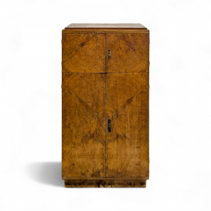 Cabinet Art Déco en Loupe d'Amboine