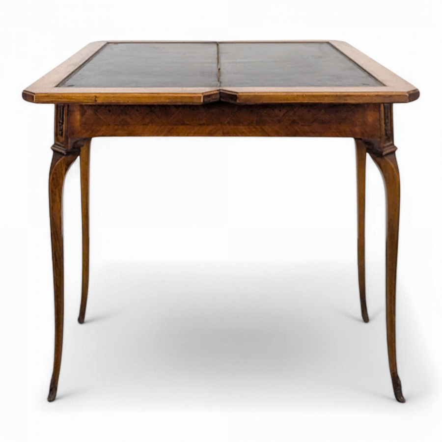 Table à jeu de style Transition en Marqueterie de bois de rose