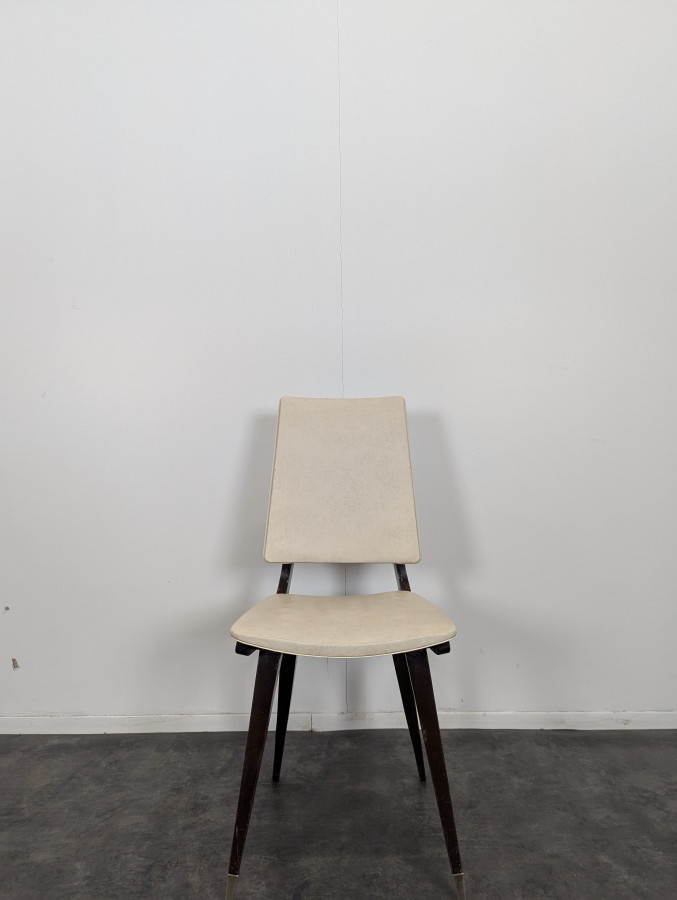 Série de 6 chaises années 50 design Italien