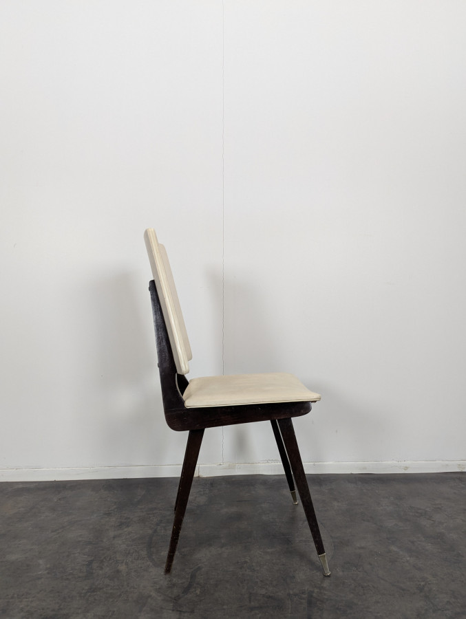 Série de 6 chaises années 50 design Italien