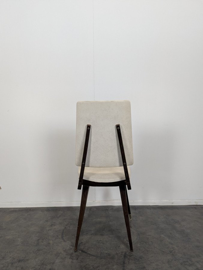 Série de 6 chaises années 50 design Italien