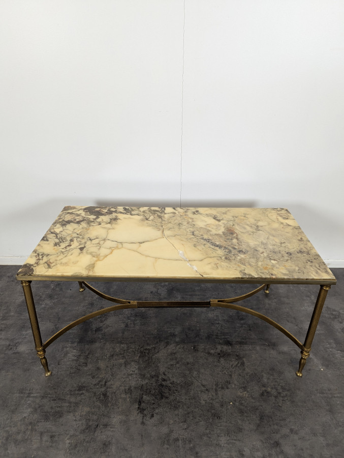 Table basse plateau marbre DLG Maison Bagues