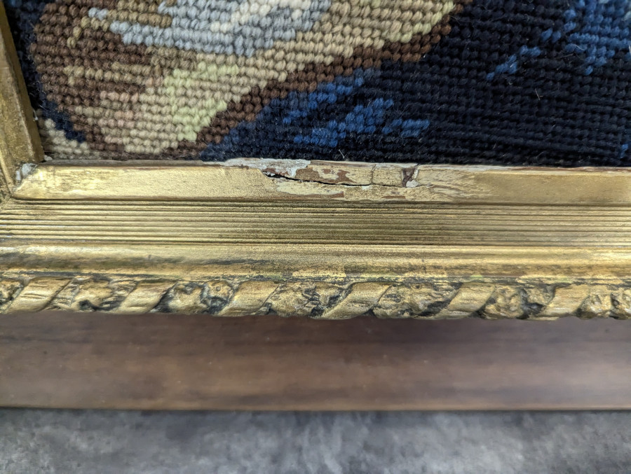Tapisserie dans un dadre de style Louis XVI