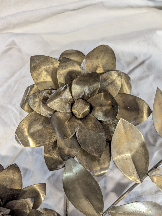 Paire d'applique en Laiton de Hans Kögl