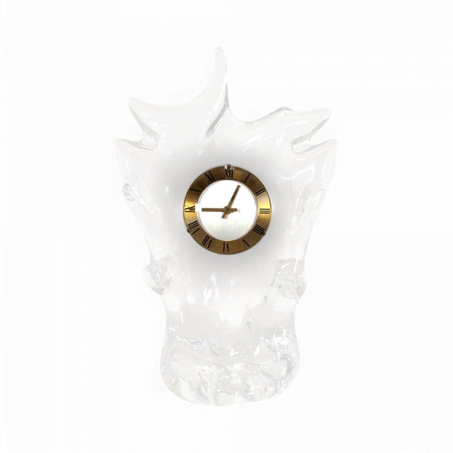 Pendule en crystal par Schneider années 60