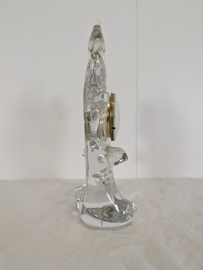 Pendule en crystal par Schneider années 60