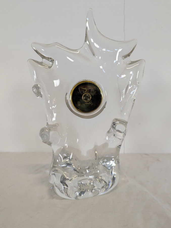 Pendule en crystal par Schneider années 60