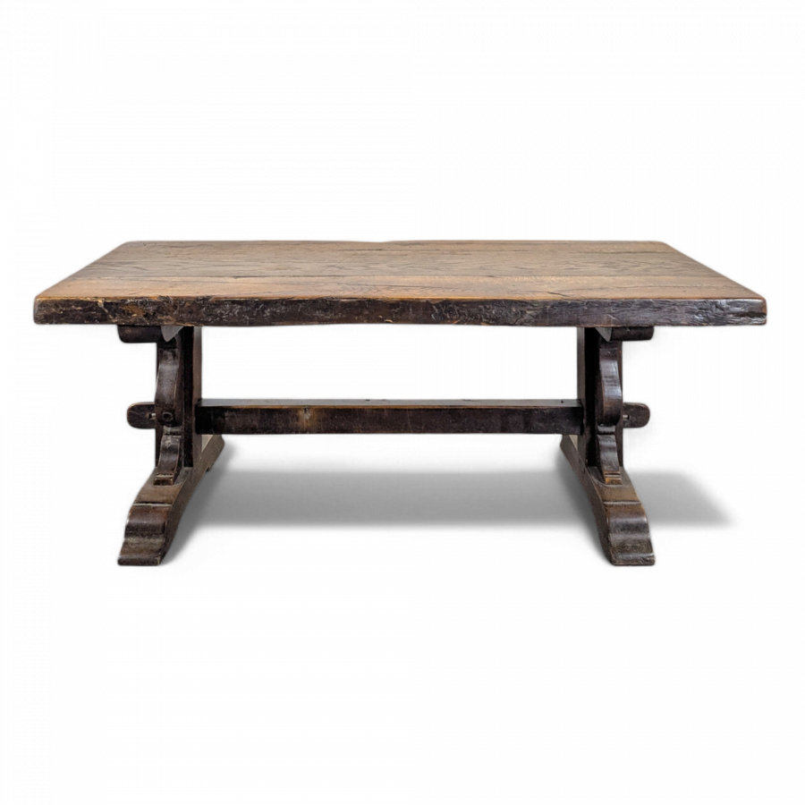 Table monastère rustique en chêne massif